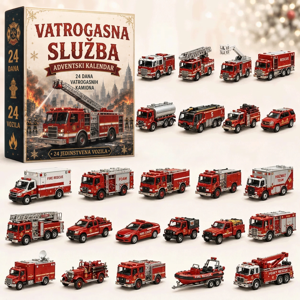 🔥🌥️ BLAGDANSKI HIT ZA DJECU! 🚗 24 DANA IZNENAĐENJA – OTKRIJ NOVO VOZILO SVAKI DAN! 💙