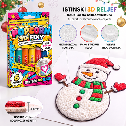 🔥 ZADNJI DAN 49% POPUSTA 🌥️ Čarobne božićne 3D puhaste olovke – Pretvorite blagdanske crteže u opipljivu 3D umjetnost 🎁✨
