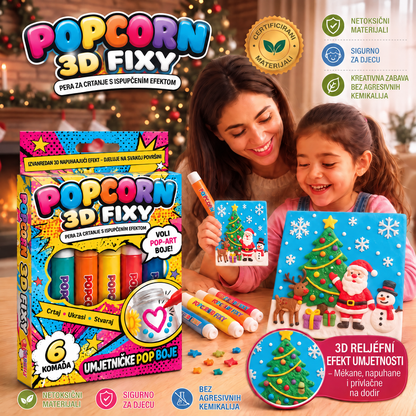🔥 ZADNJI DAN 49% POPUSTA 🌥️ Čarobne božićne 3D puhaste olovke – Pretvorite blagdanske crteže u opipljivu 3D umjetnost 🎁✨