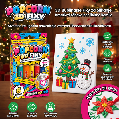 🔥 ZADNJI DAN 49% POPUSTA 🌥️ Čarobne božićne 3D puhaste olovke – Pretvorite blagdanske crteže u opipljivu 3D umjetnost 🎁✨