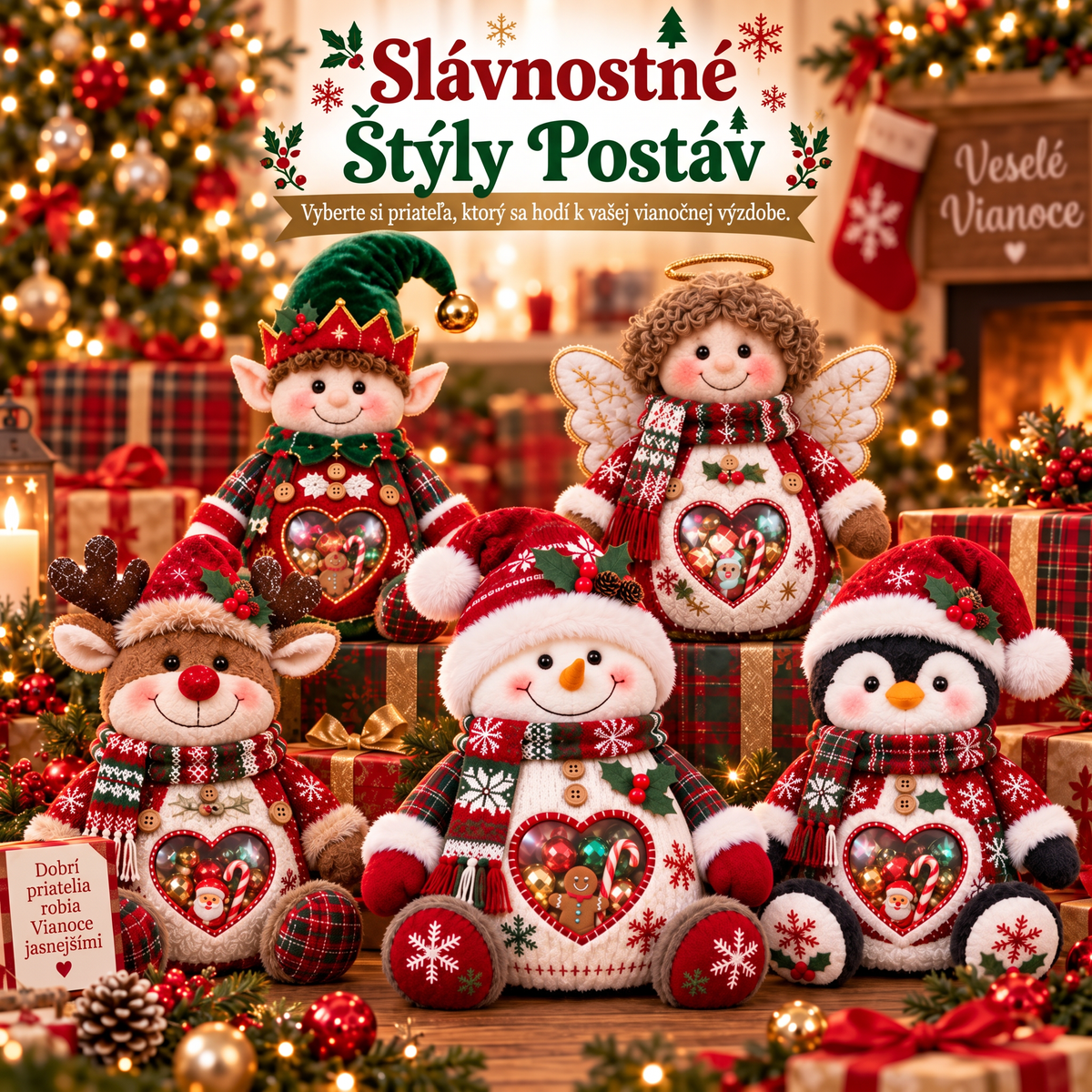 🎅🎄Posledný deň – zľava 50 %! 🍭Nádoba na sladkosti s vianočným motívom – opakovane použiteľný obal na dobroty a darčeky🦌Ideálna voľba pre deti