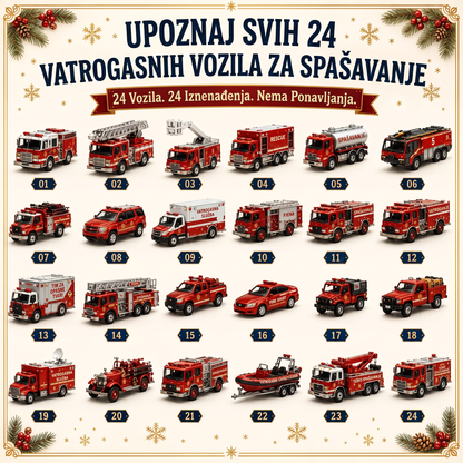 🔥🌥️ BLAGDANSKI HIT ZA DJECU! 🚗 24 DANA IZNENAĐENJA – OTKRIJ NOVO VOZILO SVAKI DAN! 💙