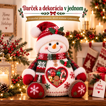 🎅🎄Posledný deň – zľava 50 %! 🍭Nádoba na sladkosti s vianočným motívom – opakovane použiteľný obal na dobroty a darčeky🦌Ideálna voľba pre deti